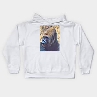 Western Lowland Gorilla Kids Hoodie